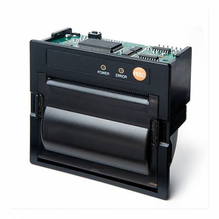 Panelowa drukarka termiczna Porti-P240, 5V, RS232C, czarna